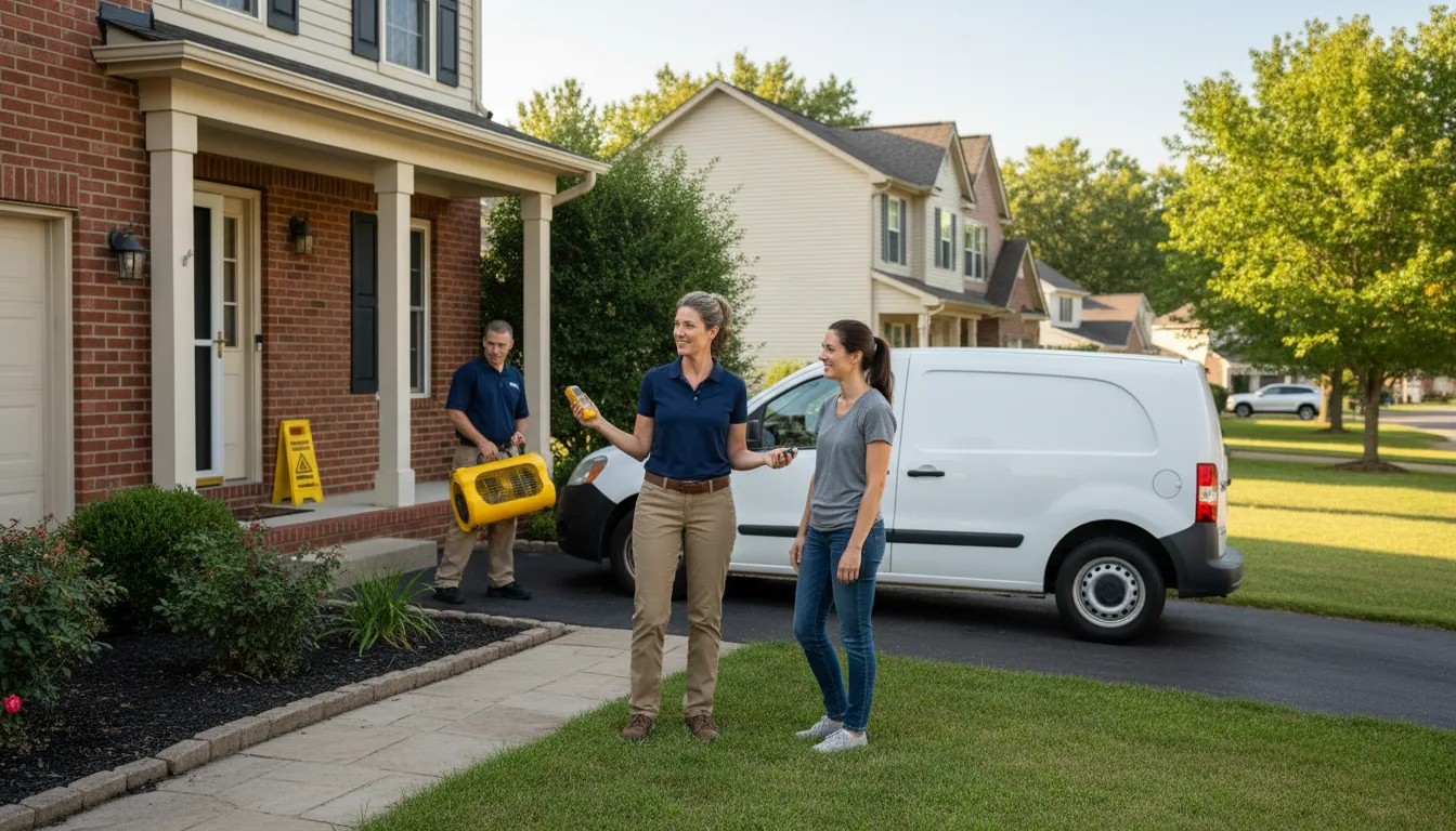 Water restoration image for Fire And Smoke Damage Restoration in Denver, IN